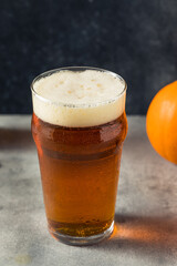 Boozy Refreshing Pumpkin Ale Craft Beer
