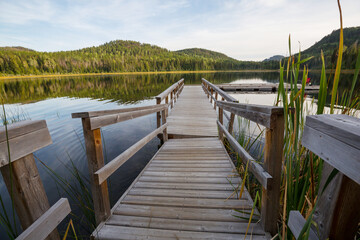 Fototapeta premium Pier on the lake