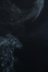 Abstract Smoke on black background