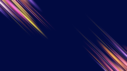 Modern abstract speed line background. Dynamic motion speed of light. Technology velocity movement pattern for banner or poster design. Vector illustration.