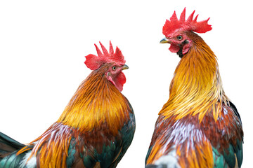 Gamecock rooster isolated