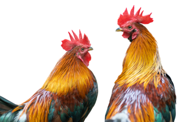 Gamecock rooster isolated