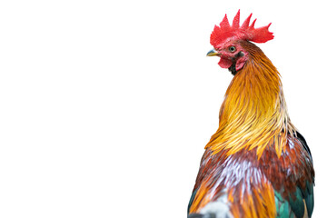 Gamecock rooster isolated