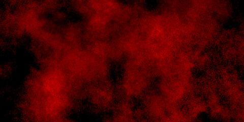 Abstract background with Scary Red and black horror background. Dark grunge red concrete . Grungy red canvas background or texture .Textured Smoke. abstract background with natural texture 