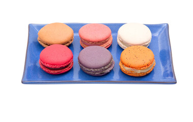 Macarons isolated