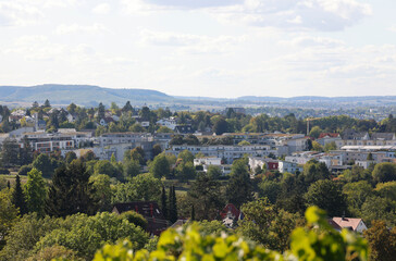 Fototapeta na wymiar A View from the Jägerhaus, Heilbronn, Baden-Württemberg, Germany, Europe