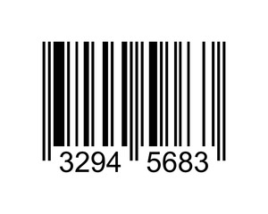 Vector illustration black barcode.

