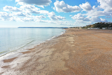 Obraz premium aerial view of Bexhill on sea, England
