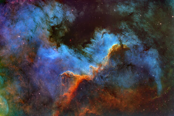 Naklejka na ściany i meble North America Nebula