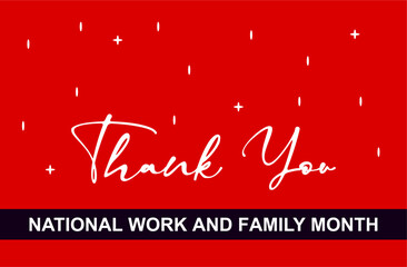 National Work and Family Month