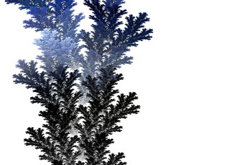 abstract background, unique 3D illustration, multicolored fractal composition 