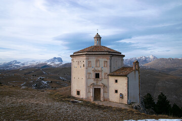 Church in Rocca Calascio, Abruzzo National Park