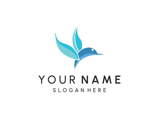 Bird Logo abstract design vector template. Flying birds logotype concept icon.