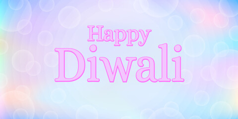 Happy Diwali Hindu festival. Indian festival of lights