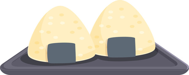 Rice tempura icon cartoon vector. Asian food. Cook cuisine