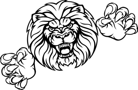 Lion Animal Sports Mascot