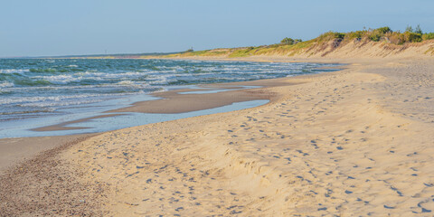 sandy beach on a sunny day
