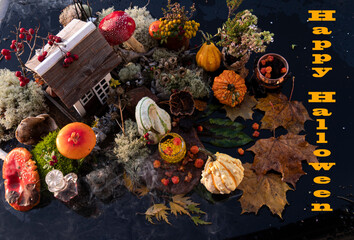 decoration on the garden, mystery Halloween