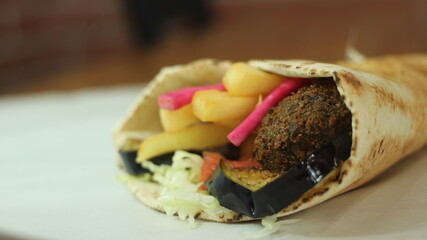 Falafel sandwich 