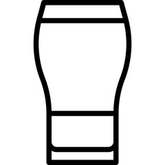 Black And Tan Cocktail icon, Alcoholic mixed drink vector