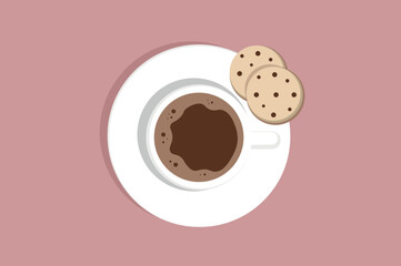 cup of coffee background
