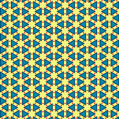 Yellow Blue Texture Triangle Shape Interior Design Textile Tiles Graphics Fabric Fashion Clothes Banner Backdrop Background Wallpaper Decorative Elements Laminates Carpet Vector Geometrical Pattern