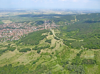 Fototapeta na wymiar Mountains above Sopot in Bulgaria 