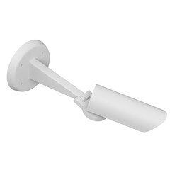 3d rendering illustration of a surveillance camera