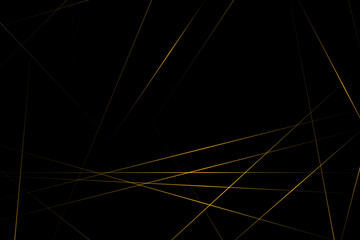 Abstract black with gold lines, triangles background modern design. Vector illustration EPS 10.