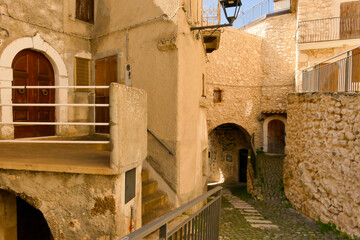 Fototapeta na wymiar Borgo medievale di Montalto.Abruzzo, Italy