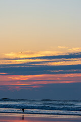 Obraz premium sunset at the beach