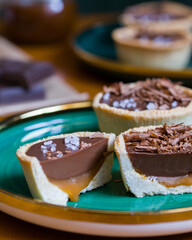 salted caramel tartlets