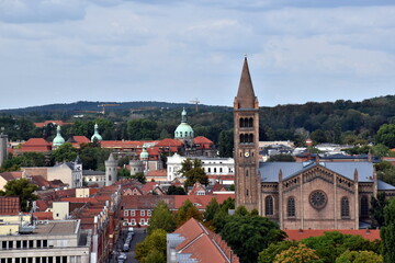Blick auf Potsdam in Brandenburg