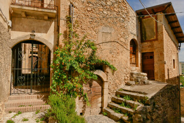 Fototapeta na wymiar Borgo medievale di Navelli.Abruzzo, Italy