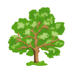 A tree flat vector download 