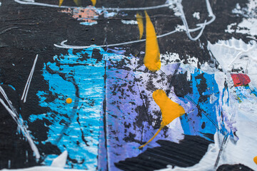 blue acrylic background