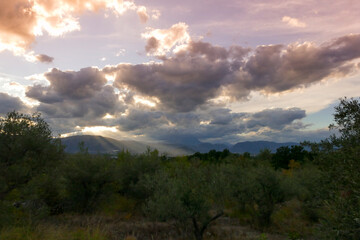 Tramonto in Abruzzo