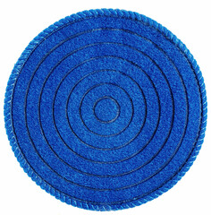 saw blade multicolored on a white background