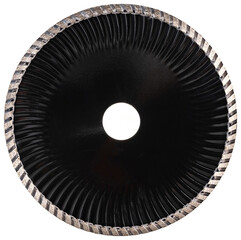 saw blade multicolored on a white background