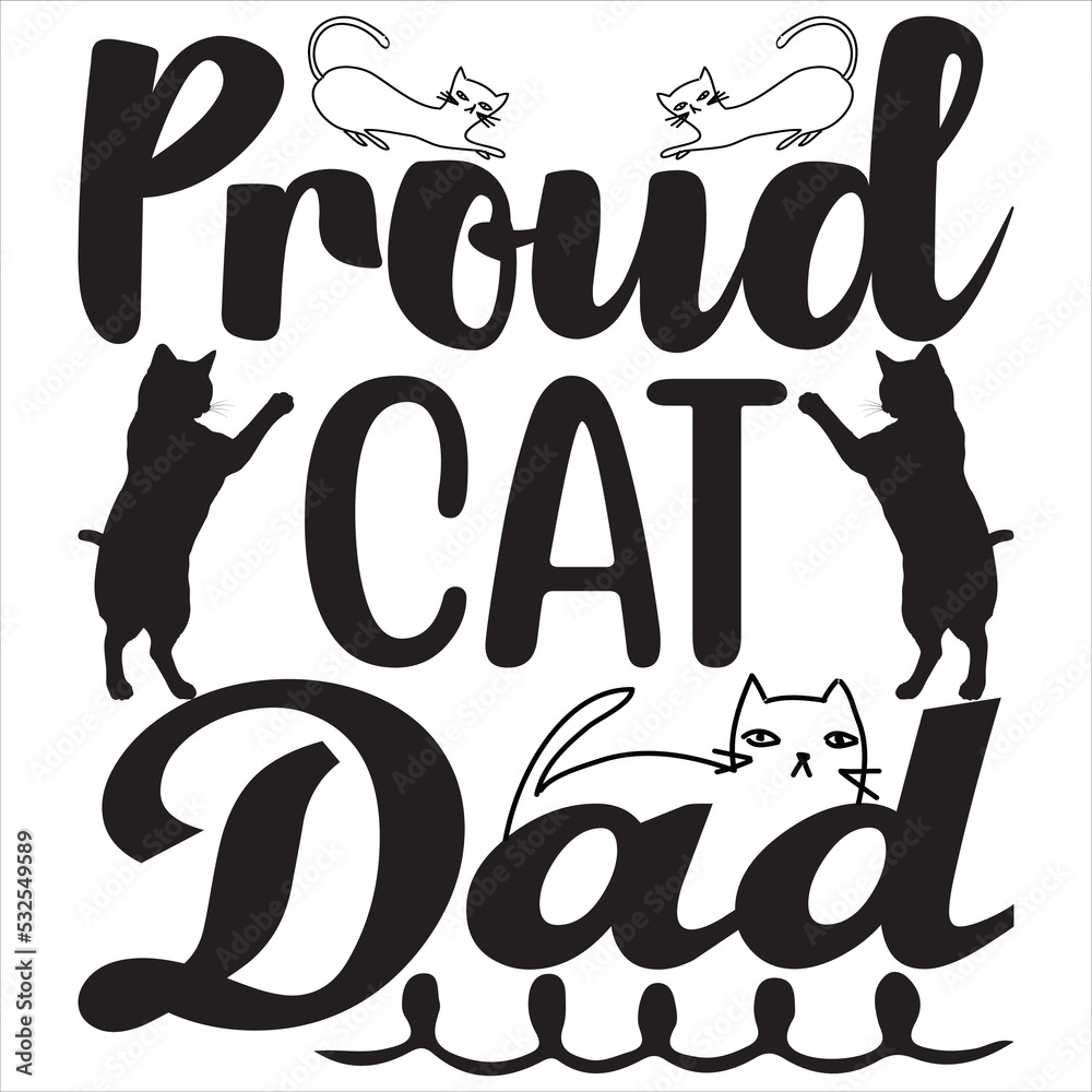 Poster proud cat dad