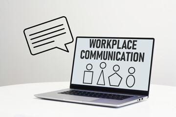 Workplace Communication is shown using the text