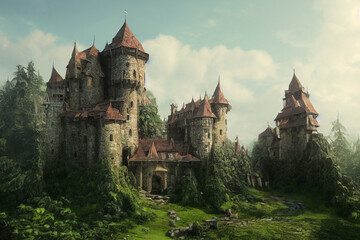 castle in the forest