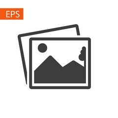 Gallery icon for video, photo eps. Vector illustration