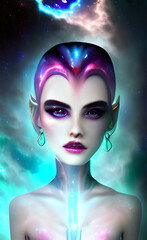 fantasy image of a girl