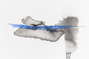 abstract watercolor painting