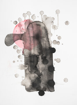 abstract watercolor painting