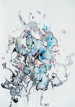 abstract watercolor art