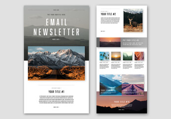 Email Newsletter Layout