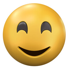 Emoji Smiling 3D illustration