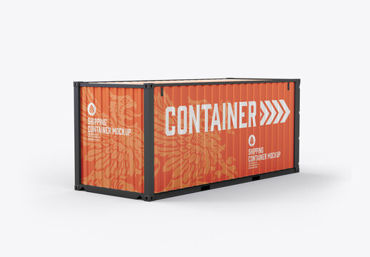 Shipping Container Mockup